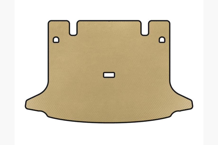 Dacia Logan I 2005-2008 Tapis de coffre EVA (SW, 7 places, Beige) Image