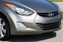 Hyundai Elantra (MD/UD) 2011-2015 Couvre-calandre (3 pcs, inox) photo 1