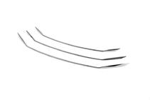 Hyundai Elantra (MD/UD) 2011-2015 Couvre-calandre (3 pcs, inox) photo 3