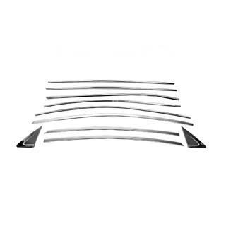 Kit complet d'encadrements de vitres (10 pcs, inox) photo 2