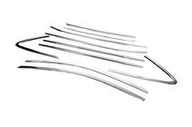 Hyundai IX-35 2010-2015 Kit d'encadrements de vitres chromés (10 pièces, inox) photo 4