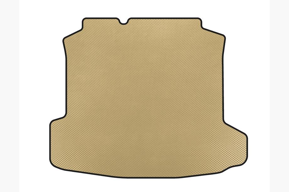 Volkswagen Polo 2010-2017 Tapis de coffre EVA (SD, Beige) Image