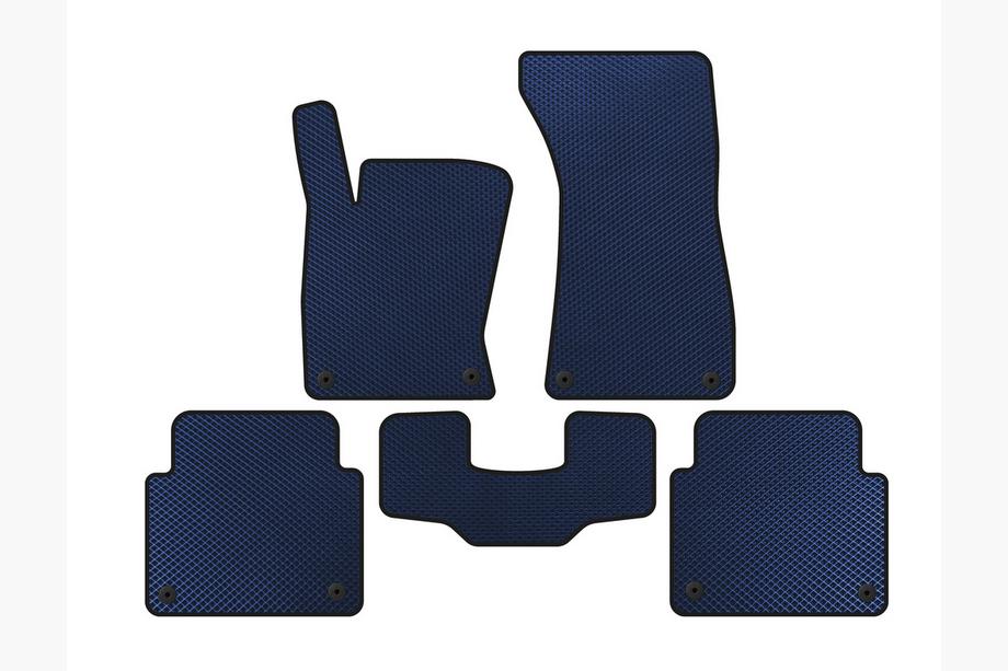 Audi A8 2002-2009 Tapis de sol EVA (Short, Bleu) Image