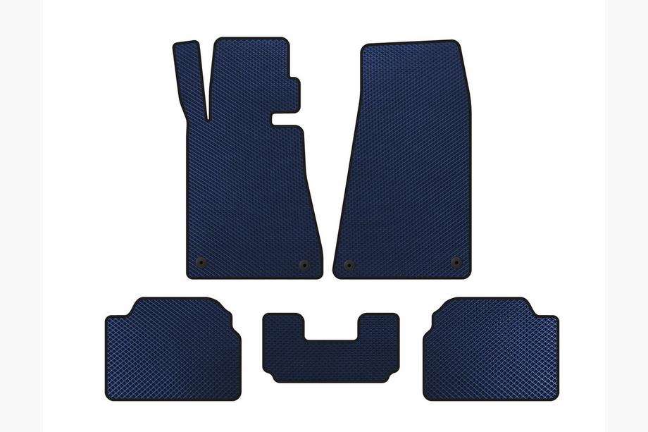 BMW 5 Series E34 1988-1995 Tapis de sol EVA (Bleus) Image