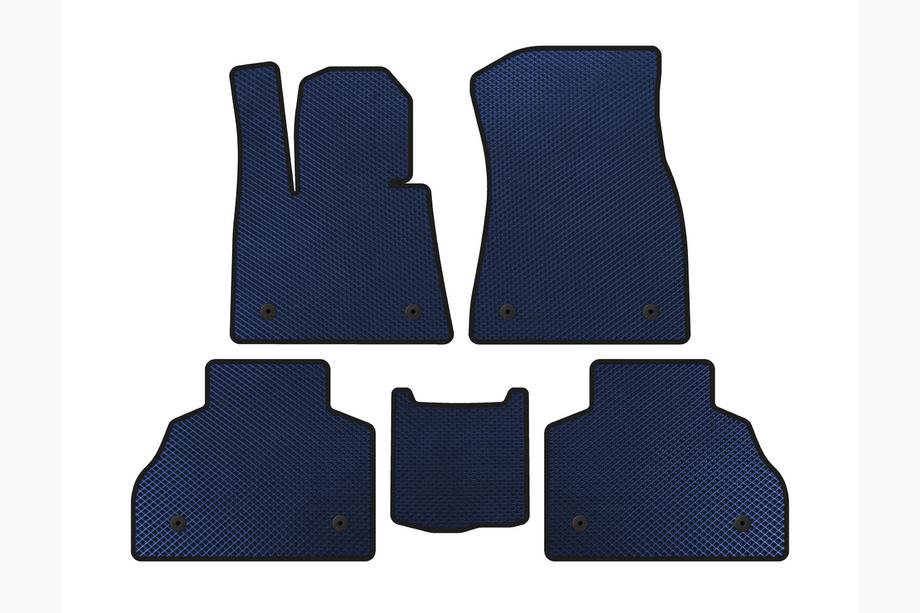 BMW X7 G07 2019- Tapis de sol EVA (2 Rangées, Bleu) Image