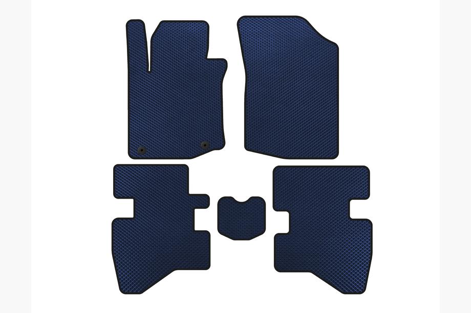 Citroen C-1 2005-2014 Tapis de sol EVA (HB, Bleu) Image
