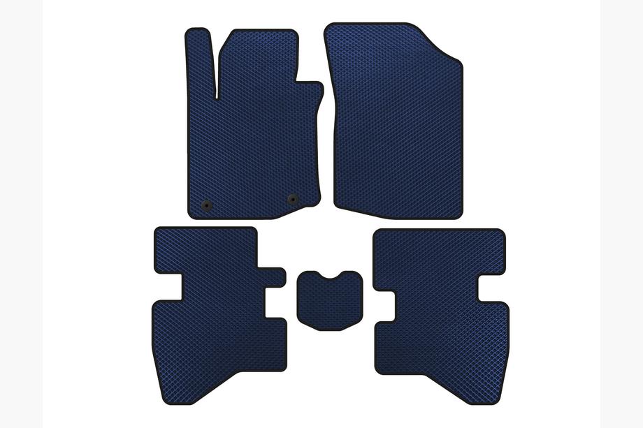Citroen C-1 2014-2021 Tapis de sol EVA (HB, Bleu) Image