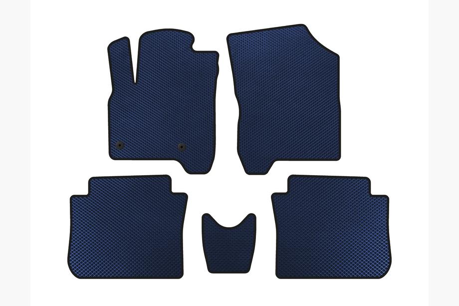 Citroen C-3 Picasso 2010-2017 Tapis de sol EVA (Bleu) Image