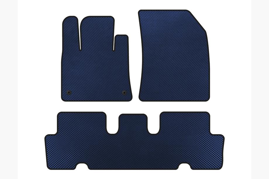Citroen C-4 Picasso 2013–2022 Tapis de sol EVA V1 (2 Rangées, Bleu) Image