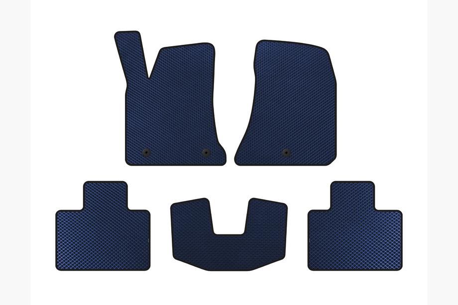 Dodge Charger 2010-2023 Tapis de sol EVA (2015-2023, SD, Bleu) Image