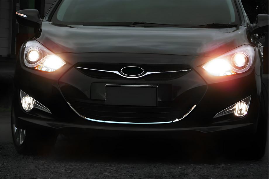 Hyundai I-40 2011-2019 Encadrement de calandre (1 pc, inox) Image