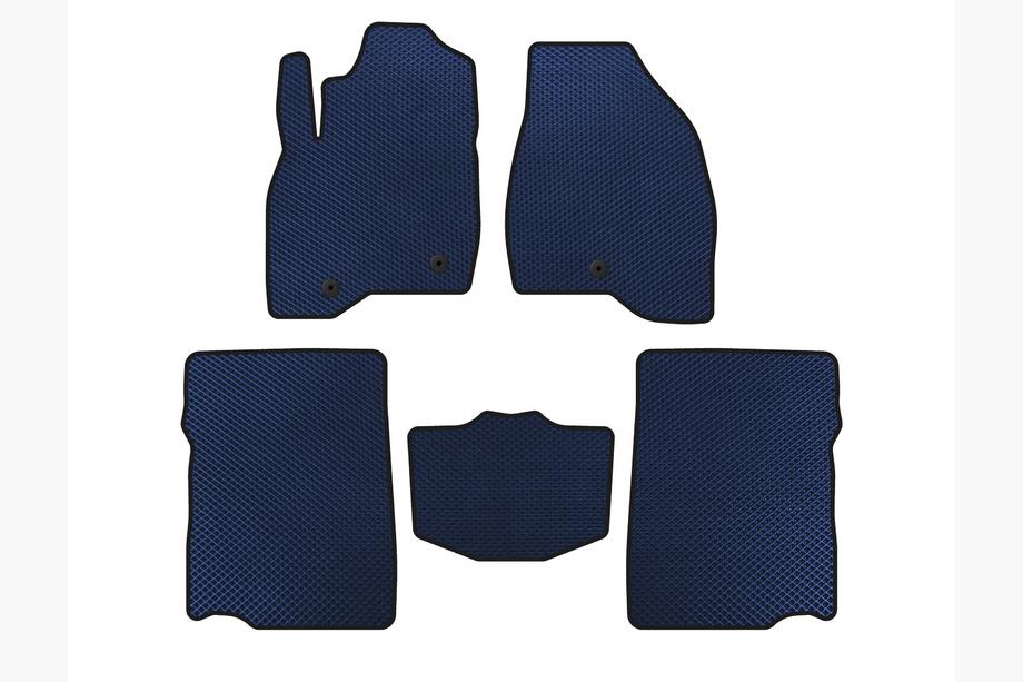 Ford Explorer 2011-2019 Tapis de sol EVA (2017-2019, 2e rangée, 7 places, Bleu) Image
