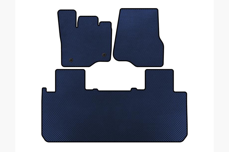 Ford F-150 2014-2021 Tapis de sol EVA (Bleu) Image