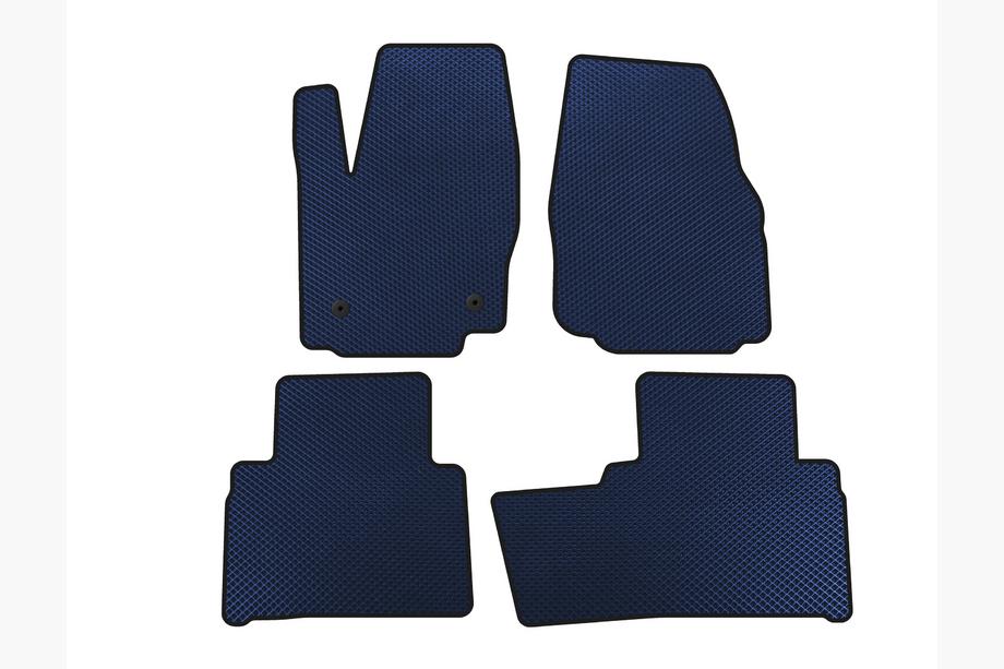 Ford Galaxy 2007-2015 Tapis de sol EVA (2 Rangées, Bleu) Image