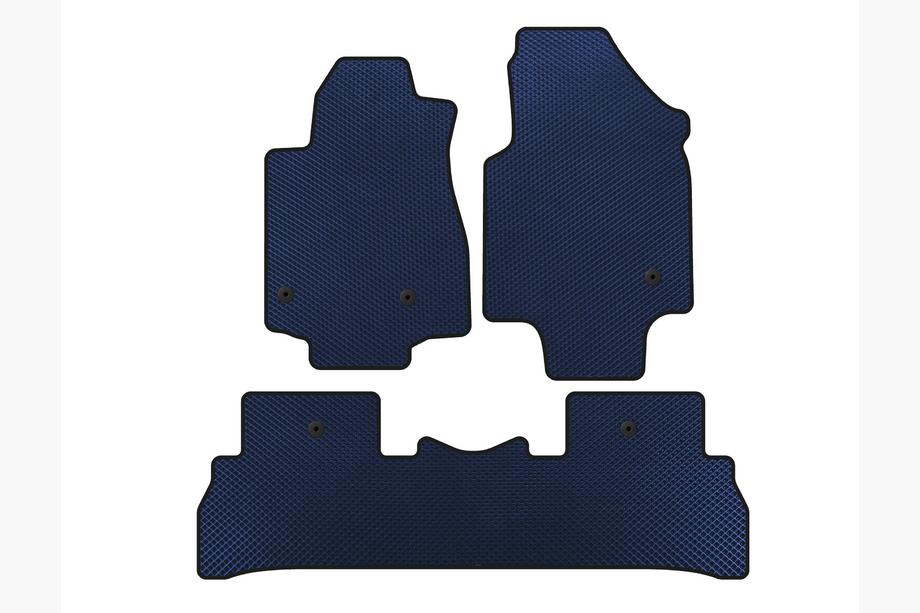 Honda Pilot 2008-2015 Tapis de sol EVA (2008-2012, 7 places, Bleu) Image