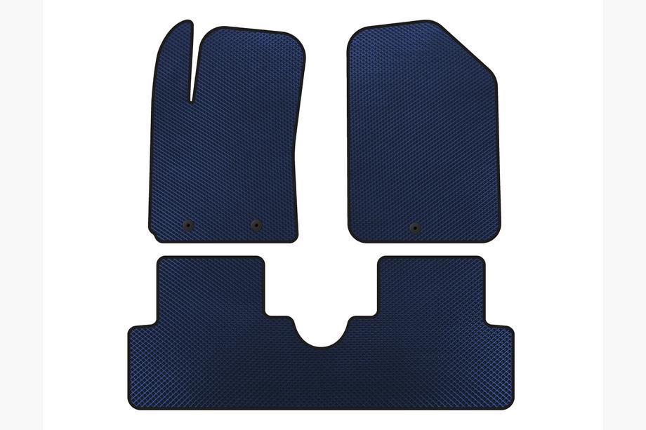 Hyundai I-10 2014-2017 Tapis de sol EVA (HB, Bleu) Photo 1
