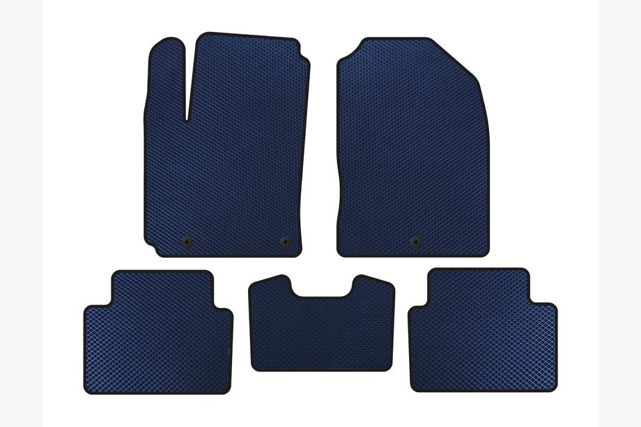 Hyundai Kona 2017-2023 Tapis de sol EVA (Essence, Bleu) Image