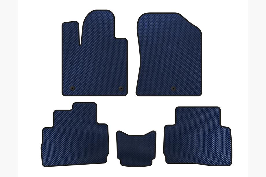 Hyundai Santa Fe 4 2018-2023 Tapis de sol EVA (2020-2023, Bleu) Photo 1