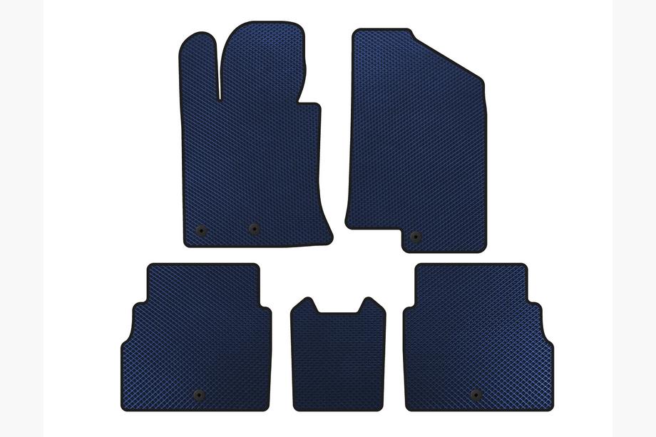 Hyundai Sonata YF 2010-2014 Tapis de sol EVA V2 (Bleu) Image