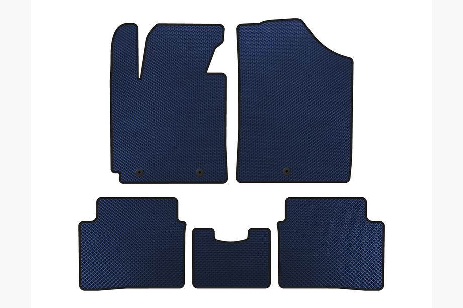 Hyundai Veloster 2011-2017 Tapis de sol EVA (Bleu) Image