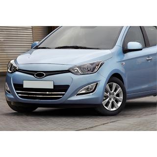 Baguettes de calandre (2 pcs, inox) Hyundai I-20 2012-2014 photo 1