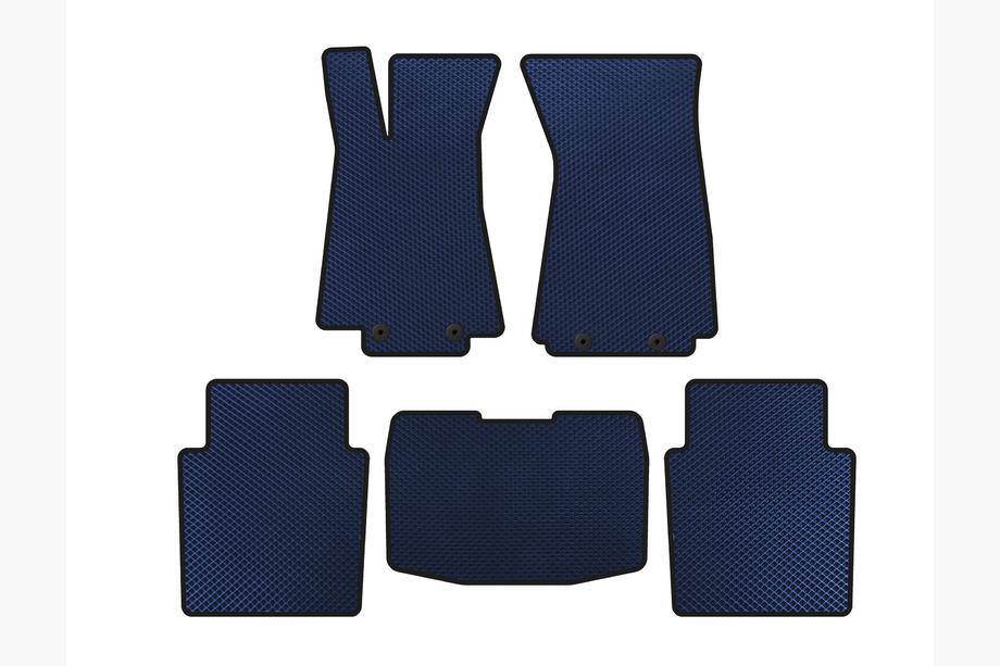 Jaguar XJ 2003-2009 Tapis de sol EVA (SD, Bleu) Image