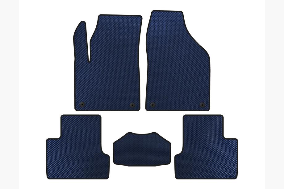 Jeep Cherokee KL 2013- Tapis de sol EVA (à partir de 2018, Bleu) Image
