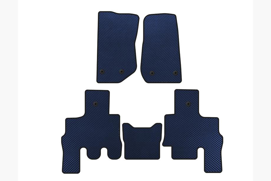 Jeep Wrangler 2007-2017 Tapis de sol EVA (Bleu) Photo 1