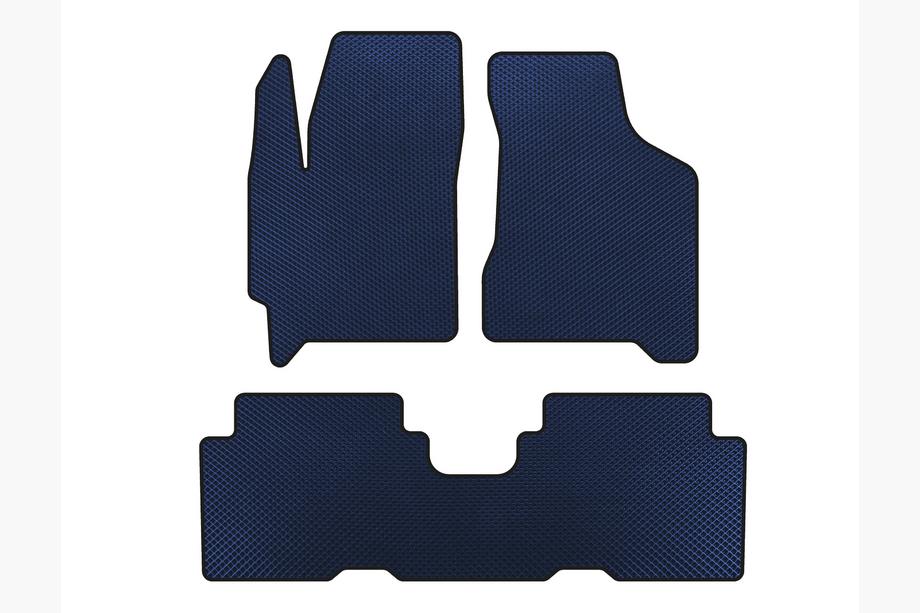 Kia Carens 1999-2012 Tapis de sol EVA (Bleu) Image