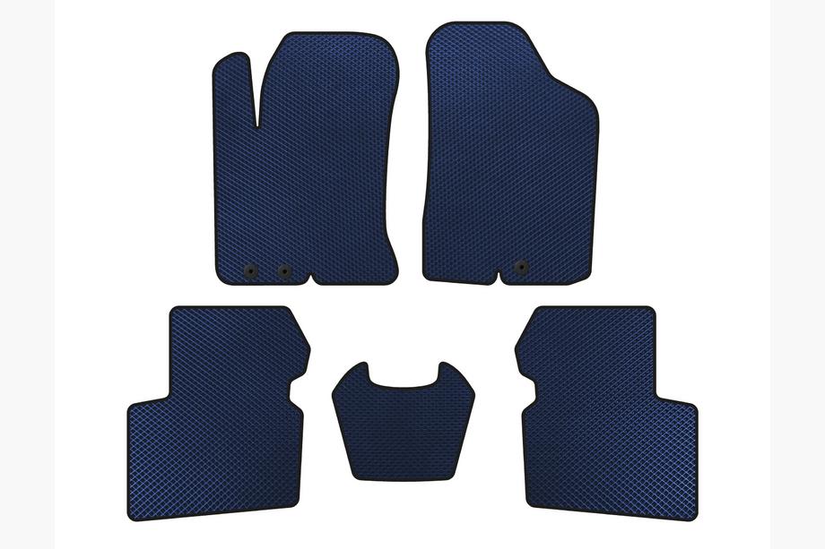 Kia Cerato 2 2010-2013 Tapis de sol EVA (SD, Bleu) Image