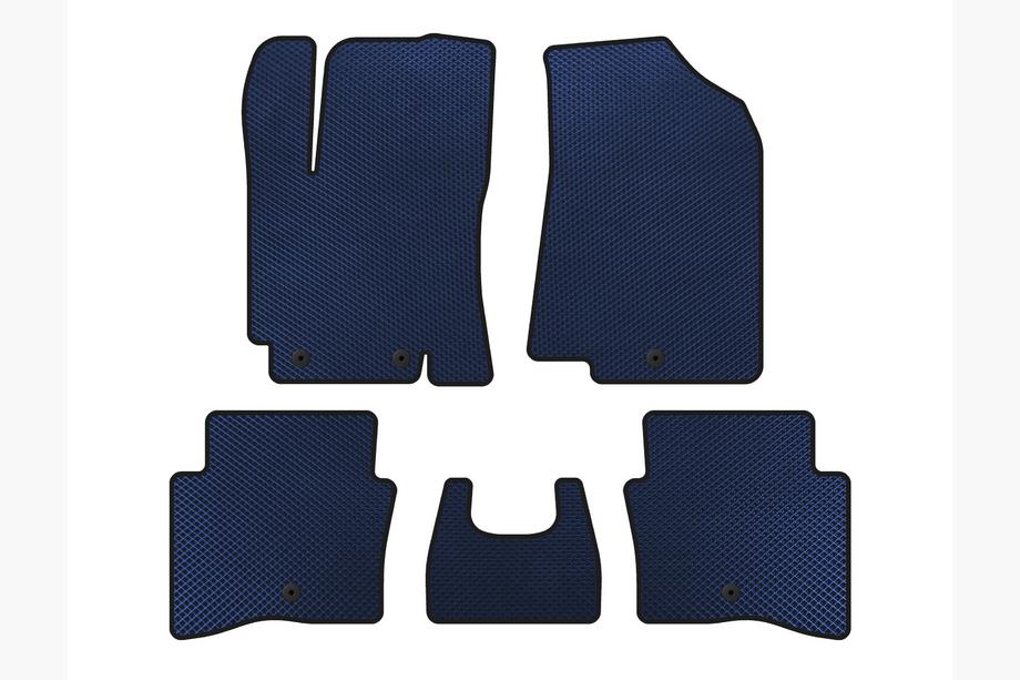 Kia Rio 2012-2017 Tapis de sol EVA (SD, Bleu) Image