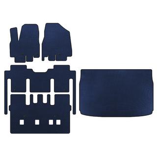 Tapis de sol EVA (habitacle complet, 8 places, Bleu)