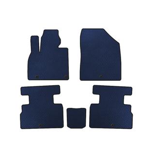 Tapis de sol EVA (2 Rangées, 7 Places, Bleu)
