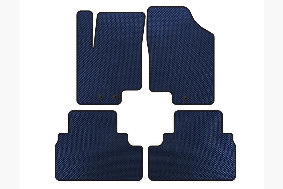 Kia Venga 2010-2019 Tapis de sol EVA (Bleu) Image