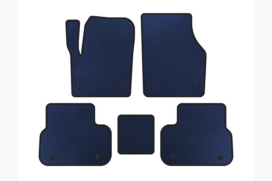 Land Rover Discovery Sport 2014- Tapis de sol EVA (2014-2019, 2 Rangées, Bleu) Image