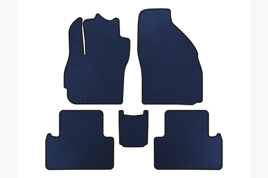 Mazda 5 2005-2009 Tapis de sol EVA (2 Rangées, 7 Places, Bleu) Image