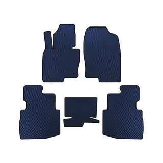 Tapis de sol EVA (2 Rangées, 7 Places, Bleu)