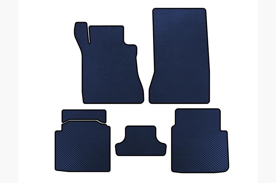 Mercedes S-class W126 1979-1991 Tapis de sol EVA (SD, Empattement Court, Bleu) Photo 1