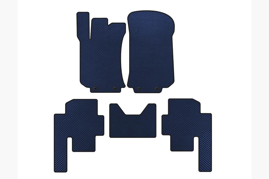 Mercedes R-class W251 2005-2017 Tapis de sol EVA (2 Rangées, Bleu) Image