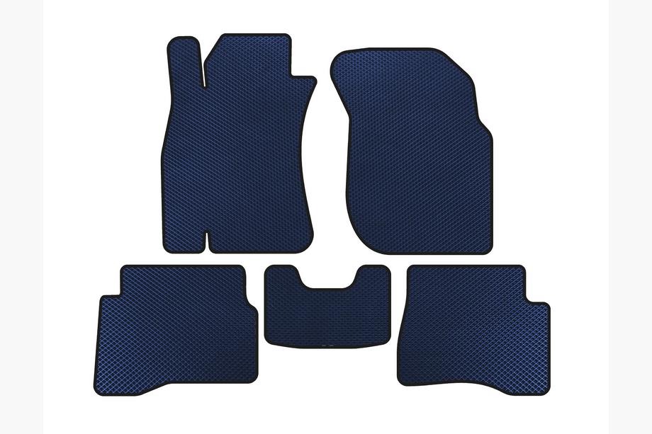 Nissan Almera N16 2000-2006 Tapis de sol EVA (SD, Bleu) Image
