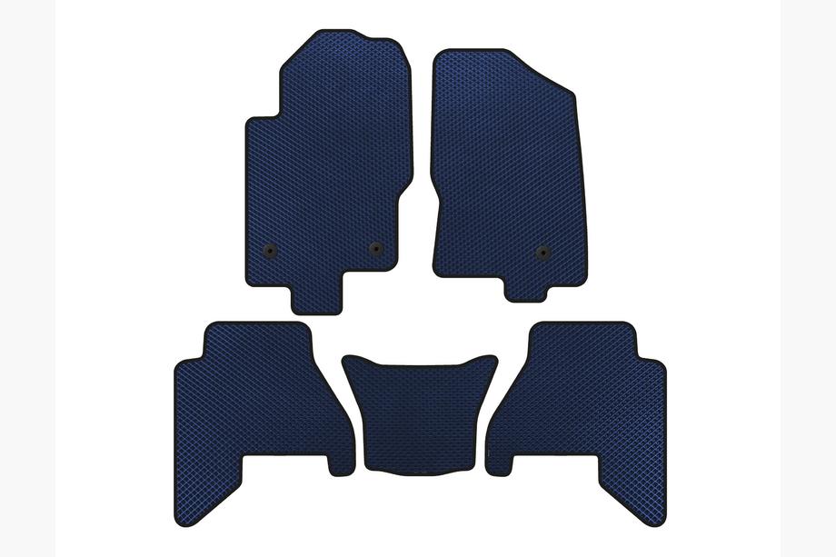 Nissan Pathfinder R51 2005-2014 Tapis de sol EVA V2 (2 rangées, Bleu, 2010-2014) Photo 1