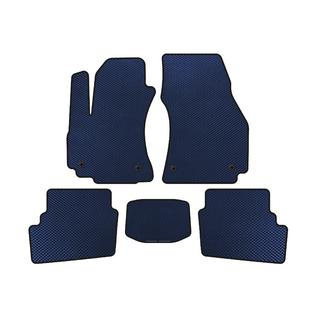 Tapis de sol EVA (2 Rangées, 2003-2005, 7 Places, Bleu) Opel Zafira A 1998-2005