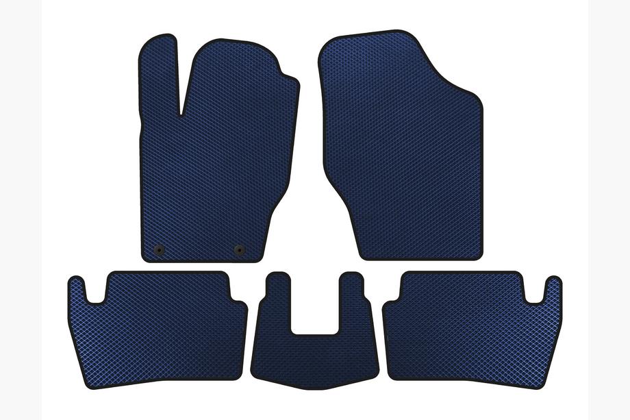Peugeot 307 2001-2008 Tapis de sol EVA (2001-2005, Hatchback, 5 Portes, Bleu) Photo 1