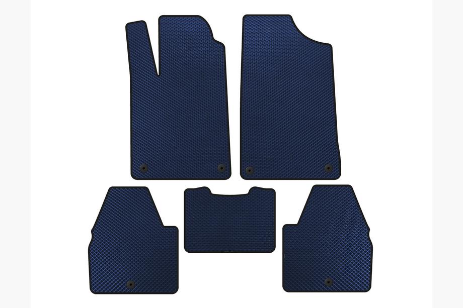 Peugeot 607 1999-2010 Tapis de sol EVA (SD, Bleu) Photo 1