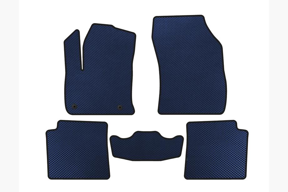 Peugeot 2008 2019- Tapis de sol EVA V1 (Électrique, Bleu) Image