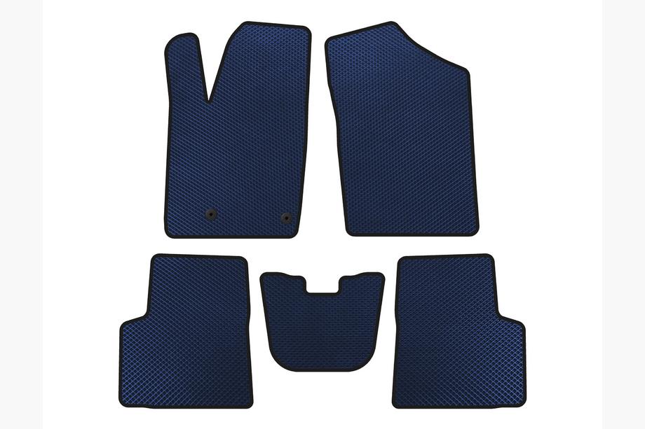 Peugeot Partner 1996-2008 Tapis de sol EVA (Bleu) Image