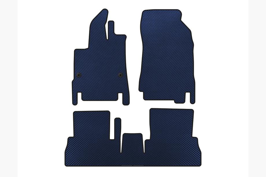 Peugeot Partner/Rifter 2019- Tapis de sol EVA (7 places/Empattement long, Bleu) Image