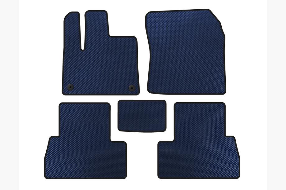 Peugeot Partner/Rifter 2019- Tapis de sol EVA (Empattement Long, Bleu) Image