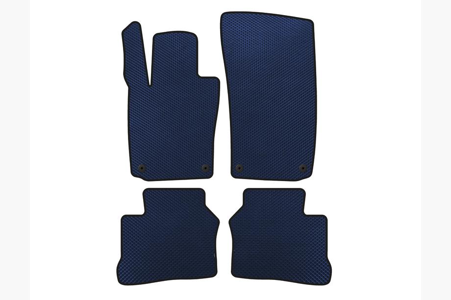 Porsche Panamera 2009-2016 Tapis de sol EVA (2009-2013, Coupé, 4 portes, Bleu) Image