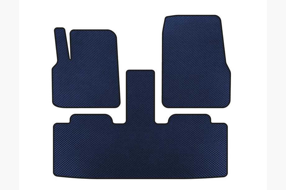 Renault Espace 2002-2014 Tapis de sol EVA (2 Rangées, 7 Places, Bleu) Image